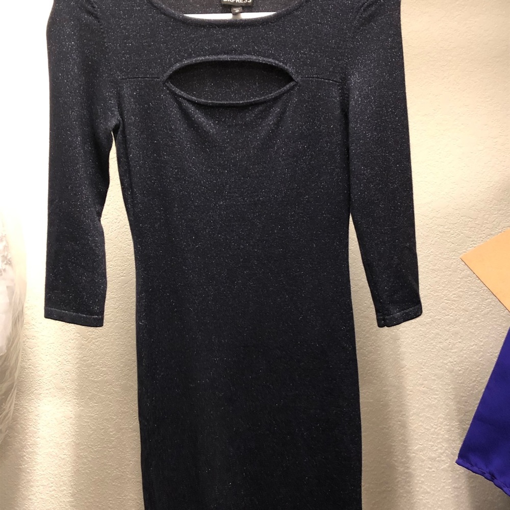Cute shimmery dress from express XS